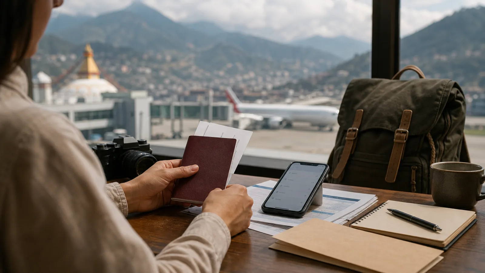 Flight reservation for a Nepal visa application: how to prepare it
