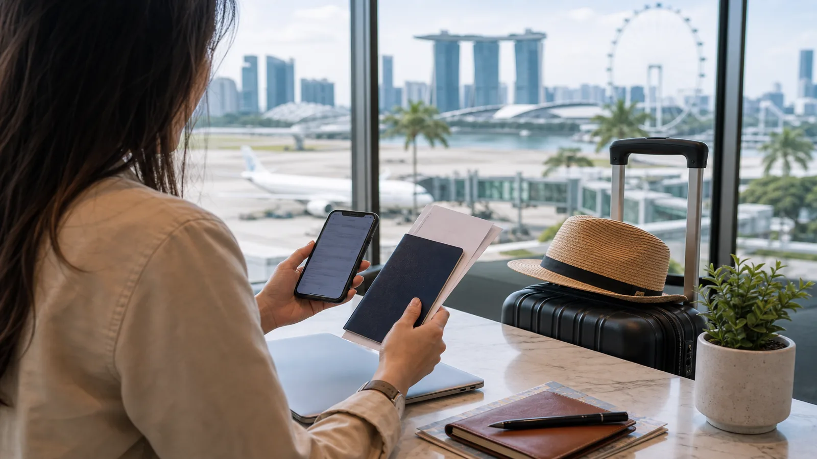 Flight reservation for a Singapore visa application: how to prepare it
